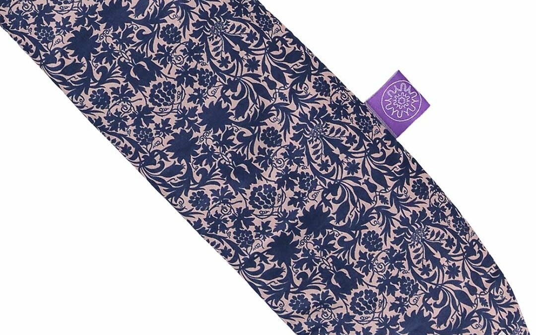 YuYu hotwater bottle - Liberty Print - Blue/Blush