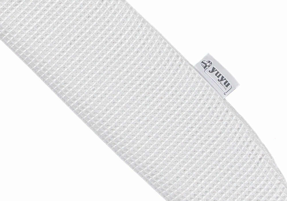 YuYu Hot Water Bottle with White Waffle Cover Natural Bed Company