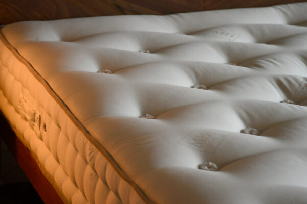 chemical free tufted and sprung mattress made in uk