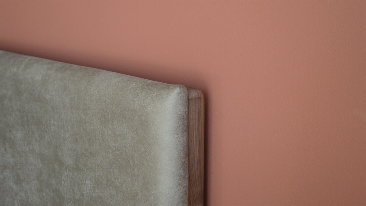 SOLD - Bloomsbury Walnut Upholstered Bed - Superking - Image 10