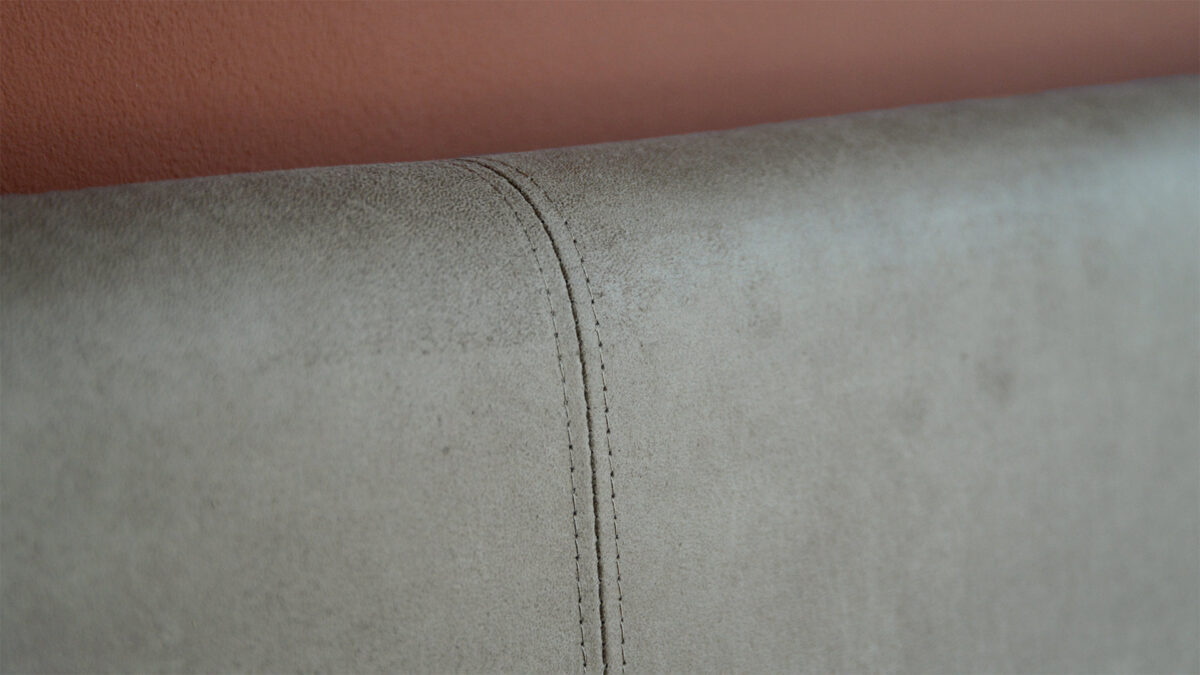 SOLD - Bloomsbury Walnut Upholstered Bed - Superking - Image 9