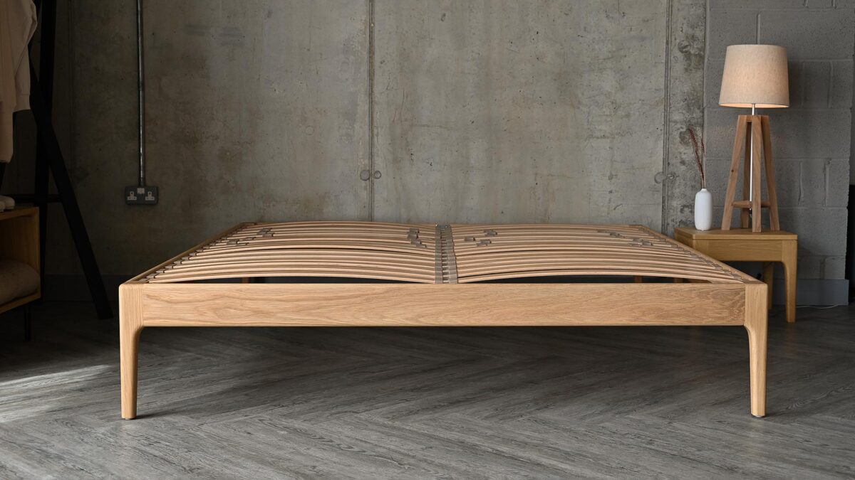 QUICK SHIP Oak Bed - Superking Camden Without Headboard - Image 2