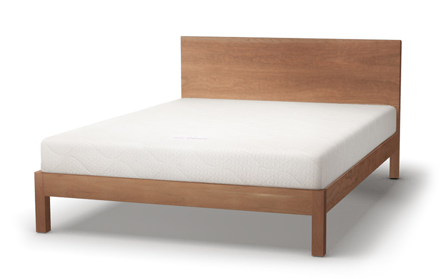 How the Malabar wooden bed looks in cherry