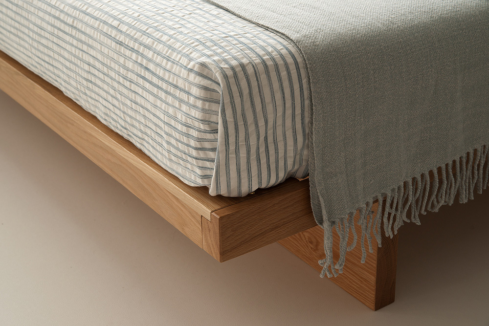 Kyoto Japanese Bed With Headboard | Natural Bed Company