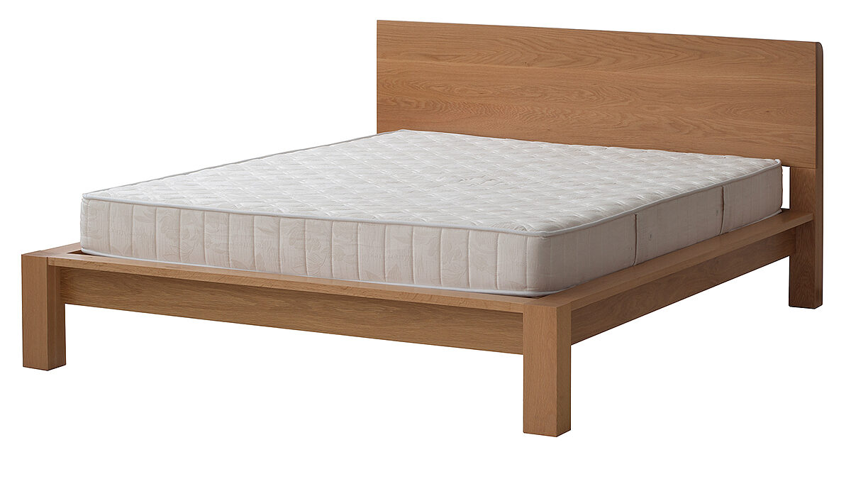 Ocean a contemporary solid oak bed