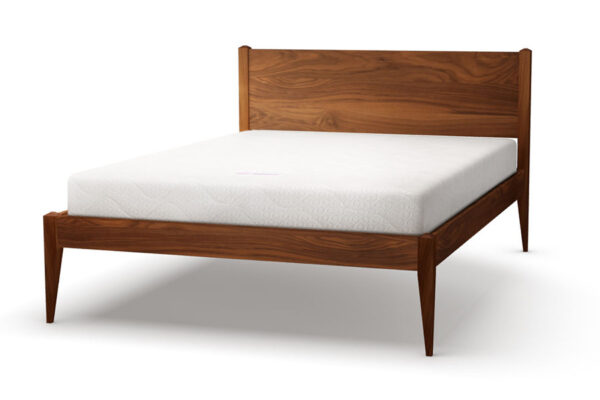 Walnut platform bed deals