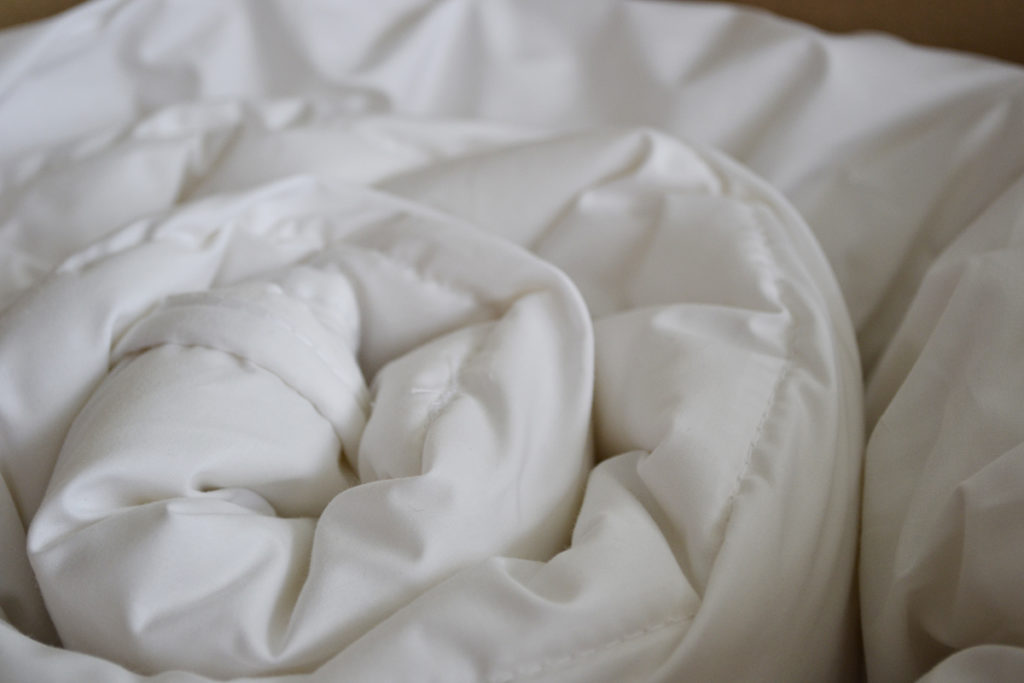 Wool filled duvet