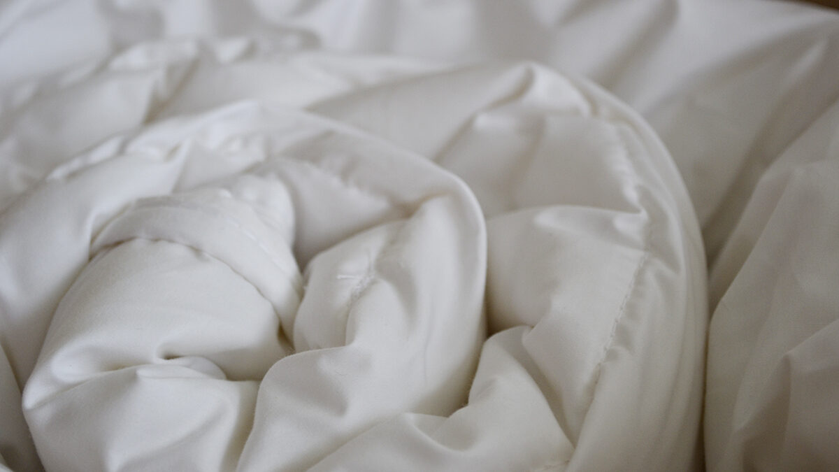 Wool filled duvet