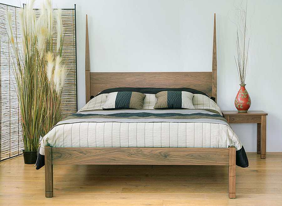 togo pencil headboard wooden bed