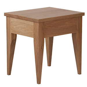 Designed to go with our solid wood Cochin bed this cochin bedside table is made in Oak.