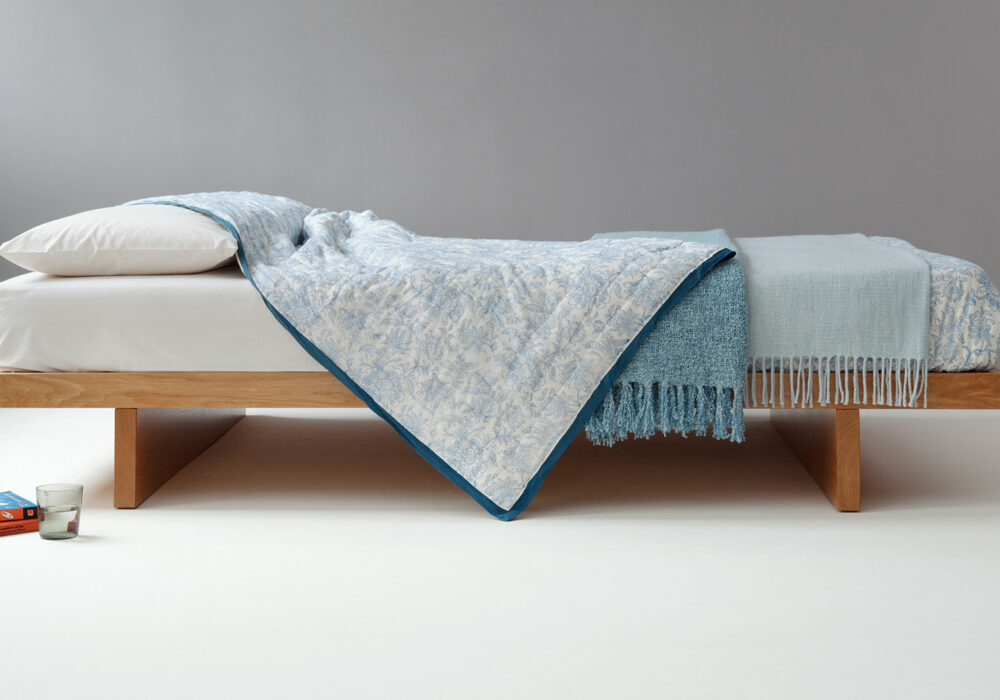 Kyoto Japanese Bed With Headboard Natural Company Kyoto Japanese Bed With Headboard, Oak Headboards For King Size Bedsheet