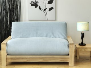 Solid wood Panama sofa bed is supplied with a hand made futon mattress