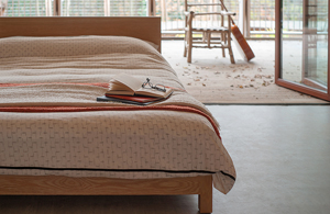 Sonora a low beds wooden bed hand made from sustainably sourced timber