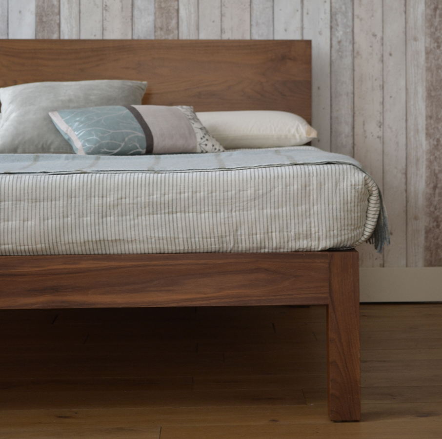 Solid Walnut Luxury Beds & Bedroom Furniture Natural Bed Company