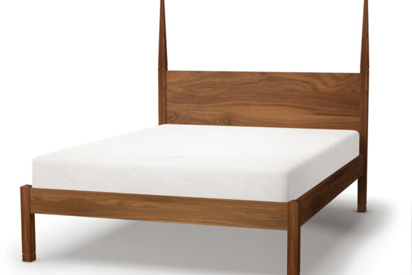 Walnut platform bed frame king deals