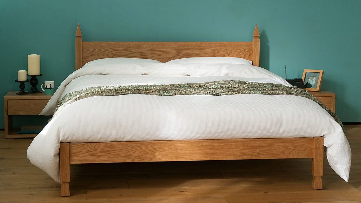 The Mandalay Indian bed, hand made in UK from solid wood