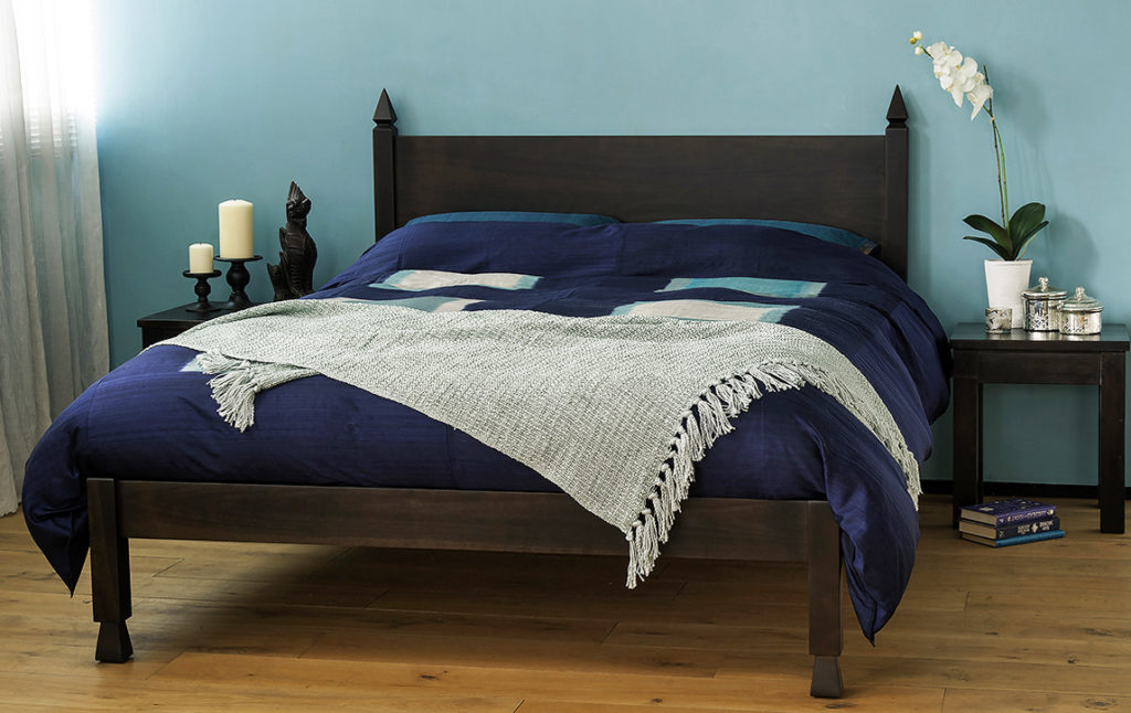 Samarkand Indian style wooden bed available in a full range of bed sizes