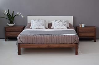 walnut bed