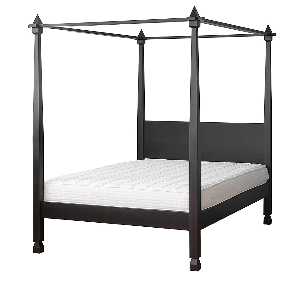 Raj colonial style four poster bed made from a choice of solid woods