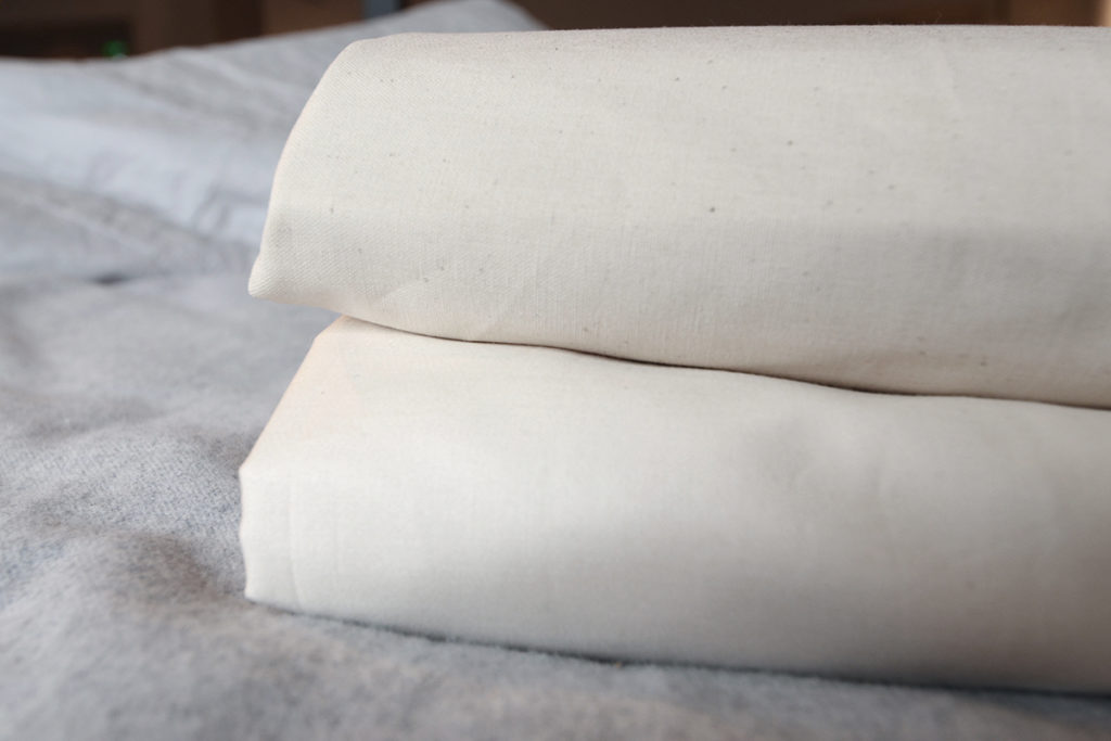 organic cotton bedding - sateen and classic