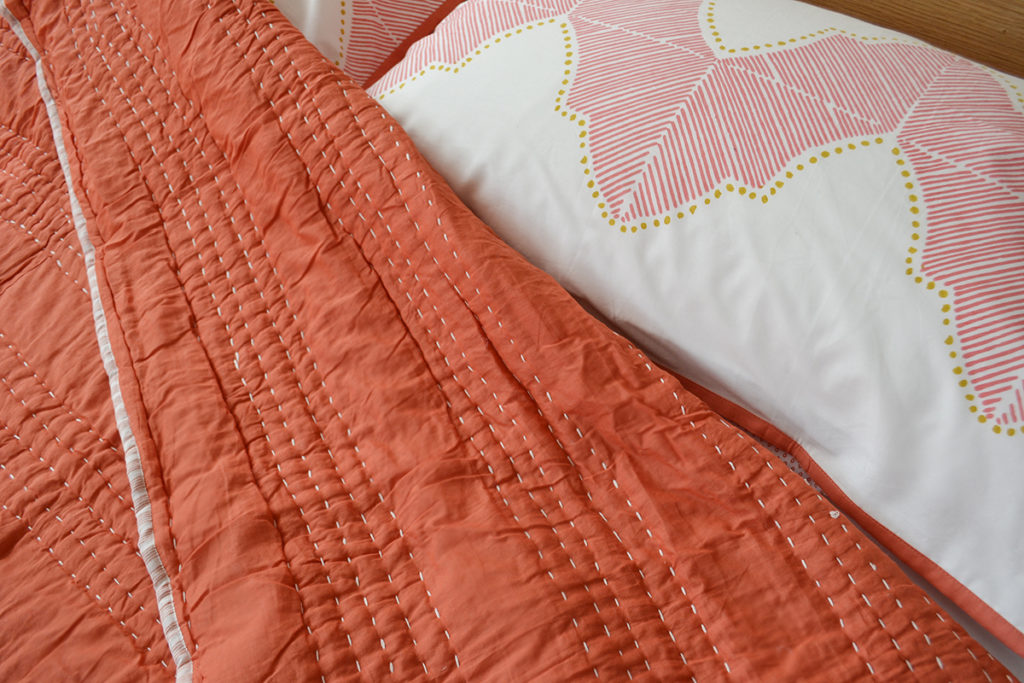 salmon Shanti Quilt