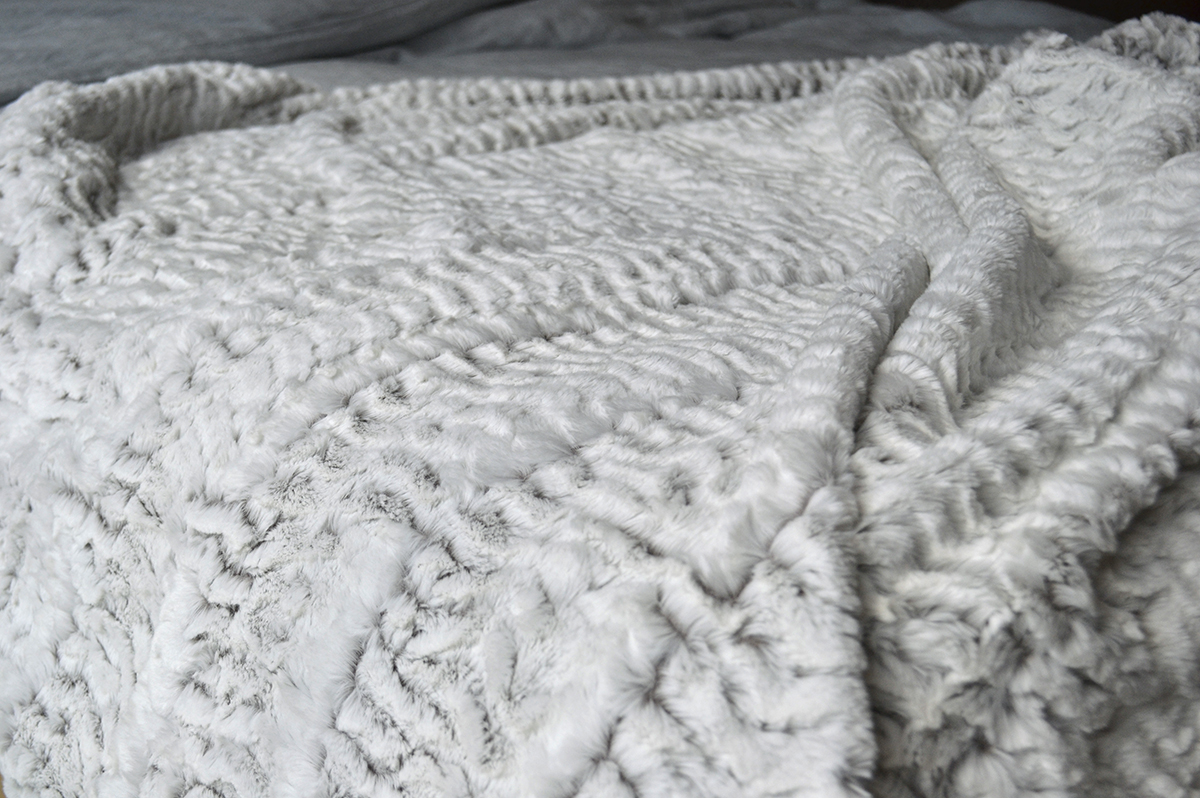 White Faux Fur Throws Blankets Natural Bed Company