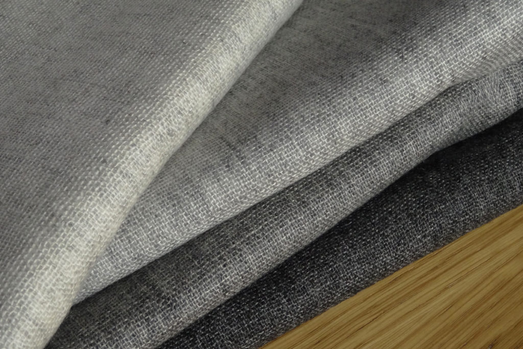 cashmere scarves - greys