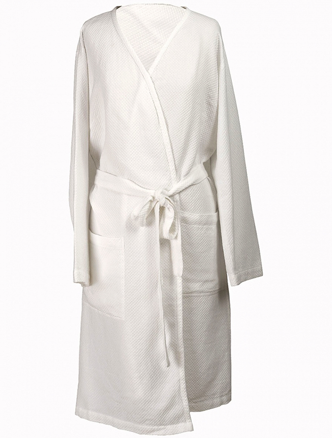 linum kimono robe ivory