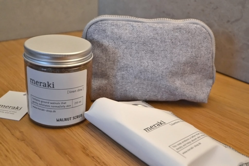 Meraki cleansing set - soap, scrub and wash bag