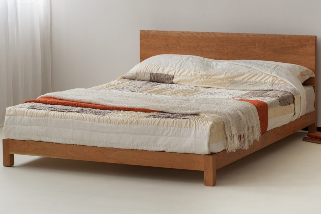 ex-display cherry sonora - kingsize low cherry bed