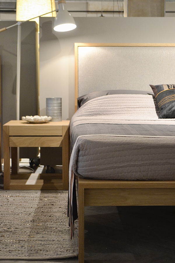 blog - new store - Sheffield with Shetland wooden bed on display