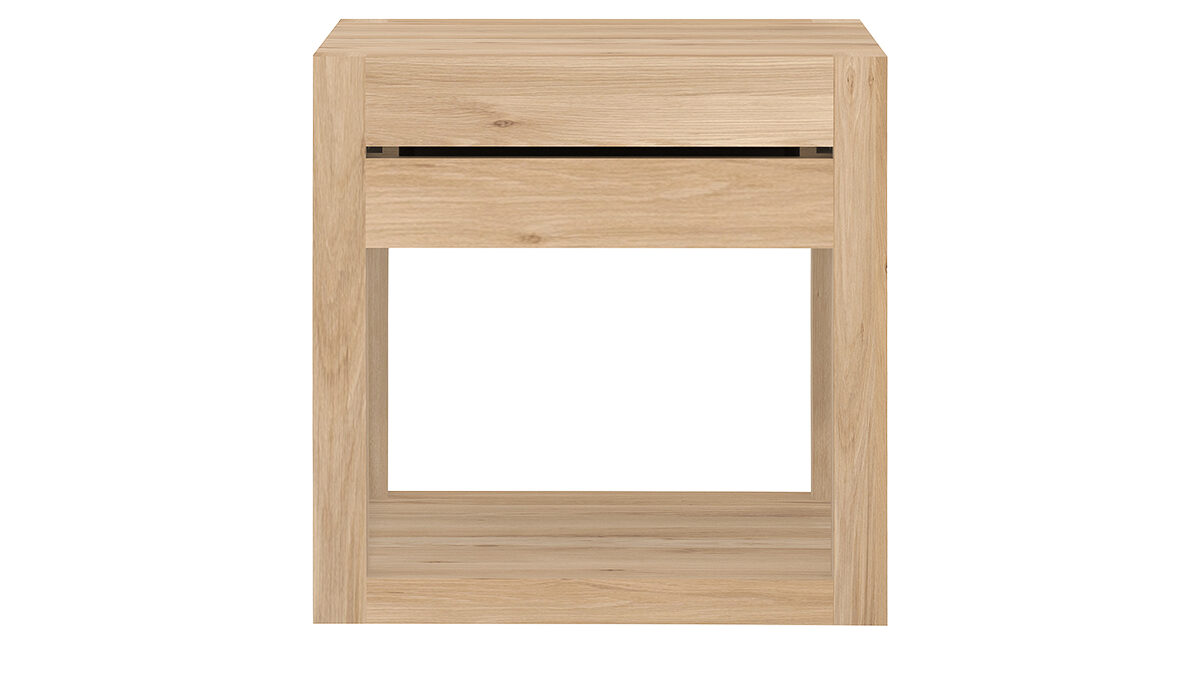 Oak Azur bedside table, 1 drawer