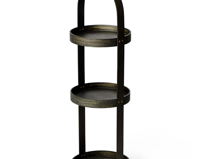 web round caddy 3 tray mezza