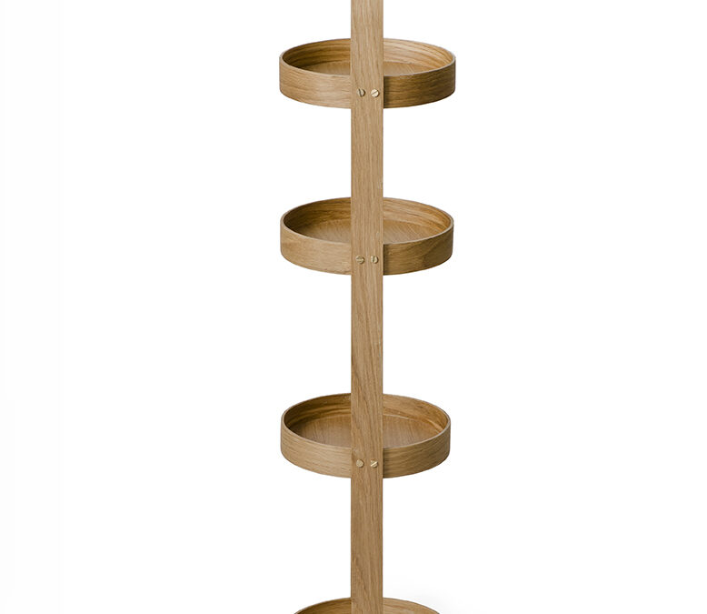 web round caddy 4 tray mezza side