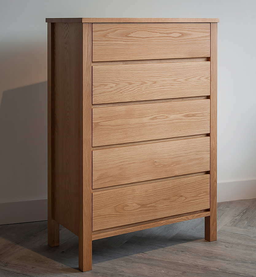 Shaker Style Tall Five Drawer Chest SOLD OUT
