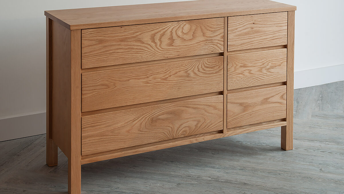 shaker 6-drawer chest