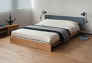 Great for attic rooms and low ceilings the Koo is a low wooden platform style bed