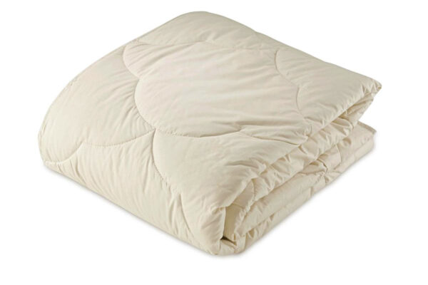 GOTS and Soil Association Certified 100% organic cotton-filled duvet suitable for Vegans