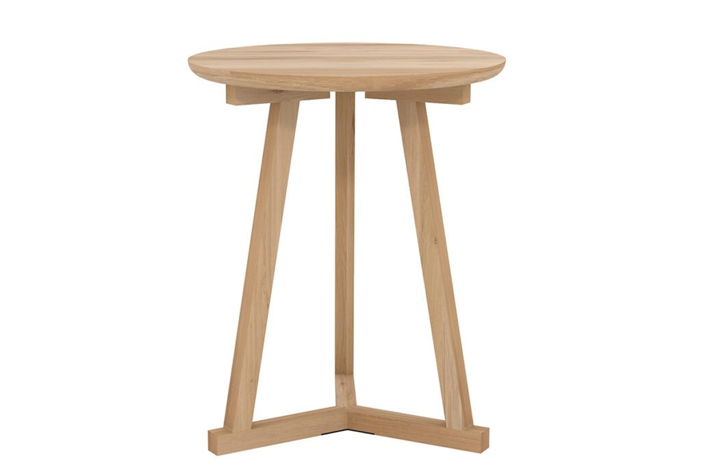 Ethnicraft Oak Tripod side table