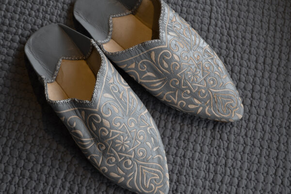Pointed Slippers Grey shop2