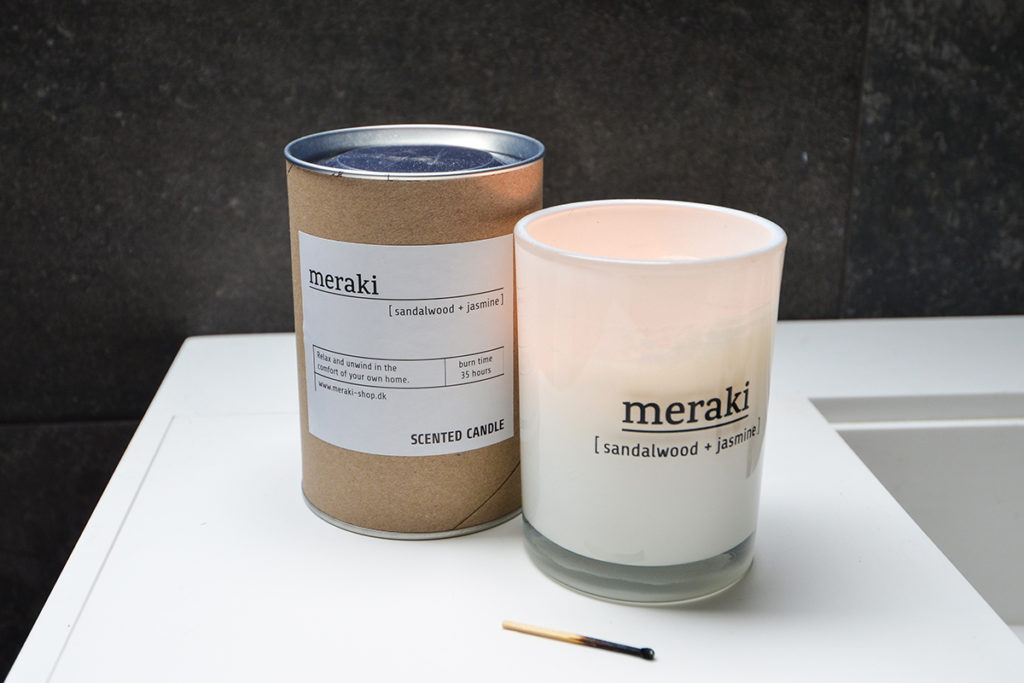 meraki scented candles