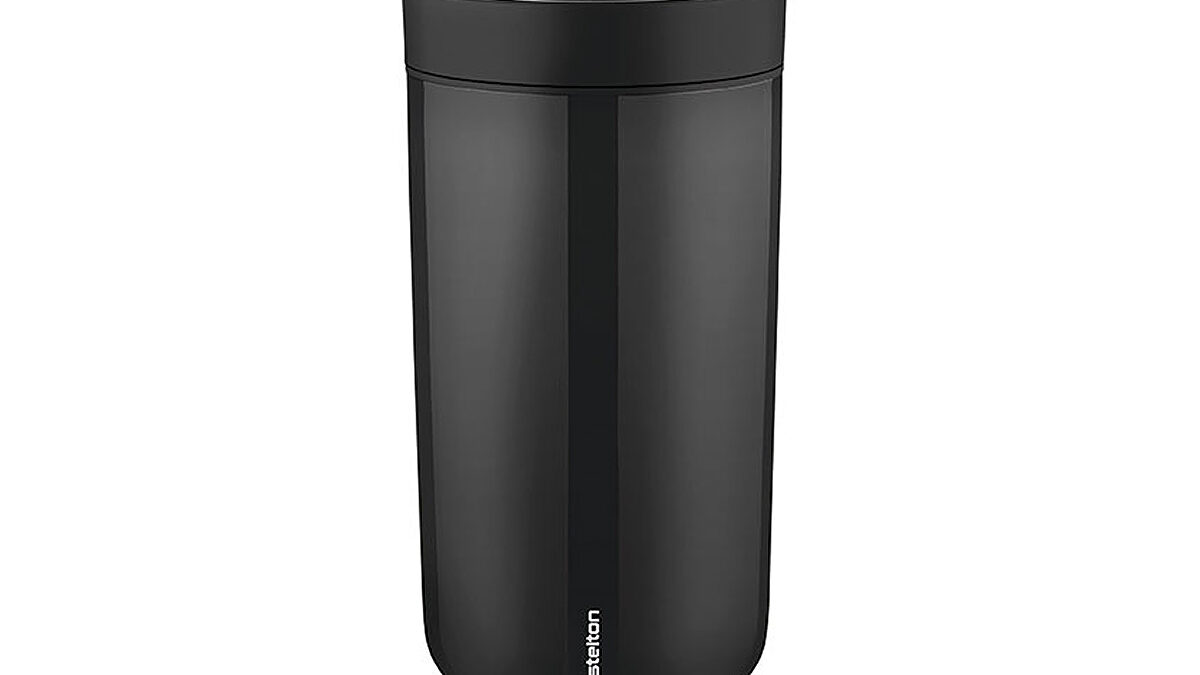 stelton black to go cup