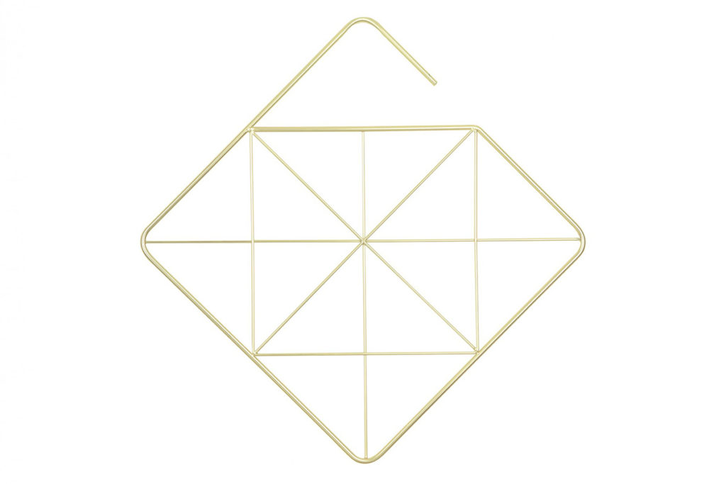 pendant scarf hanger - brass
