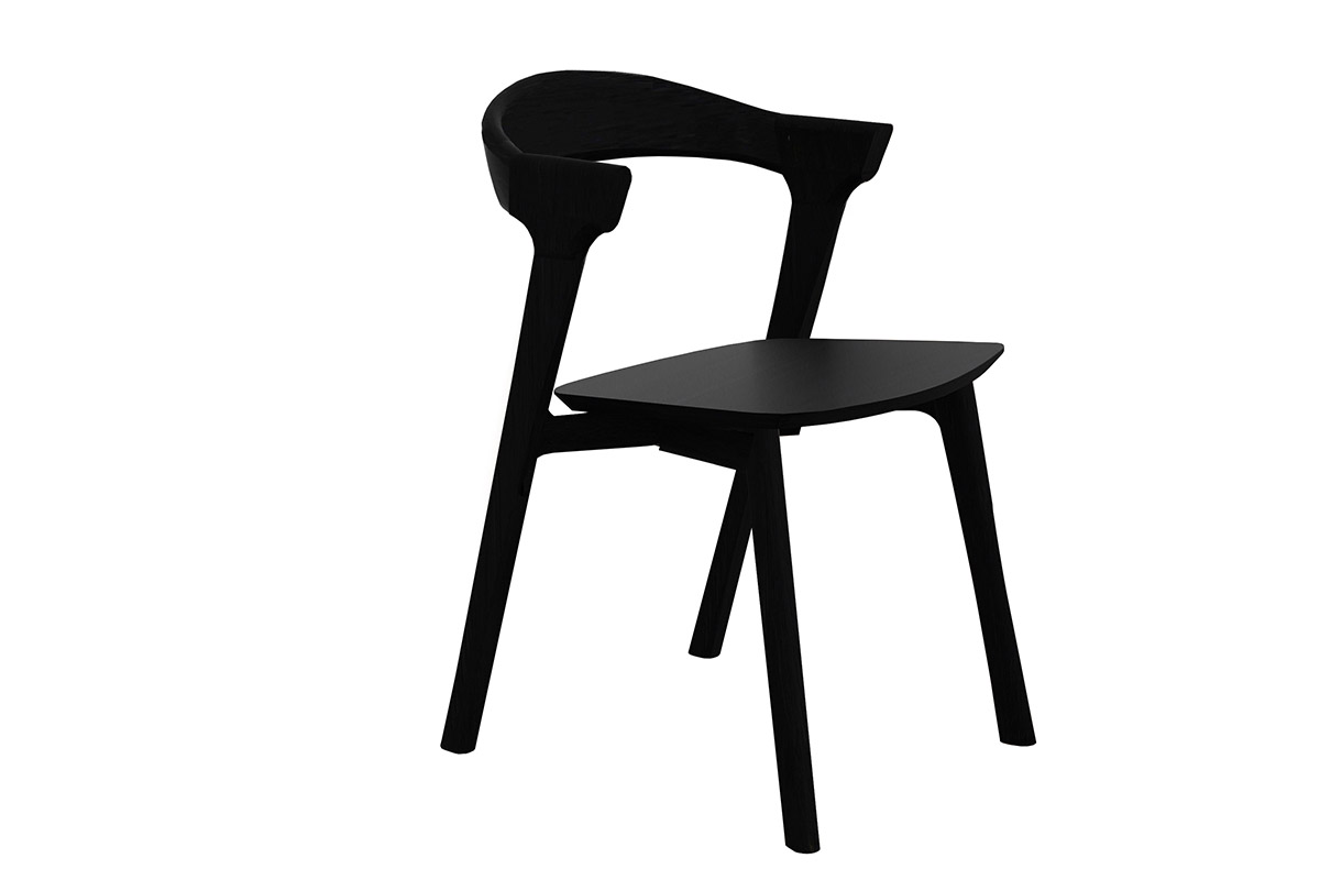 Ethnicraft oak bok dining on sale chair