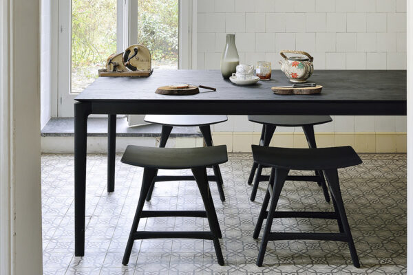 1200x800 Oak Osso stools black