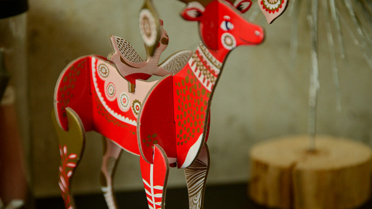 3d reindeer body detail