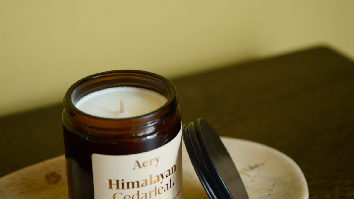Aery Scented Candles in Amber Glass Jars - Image 8