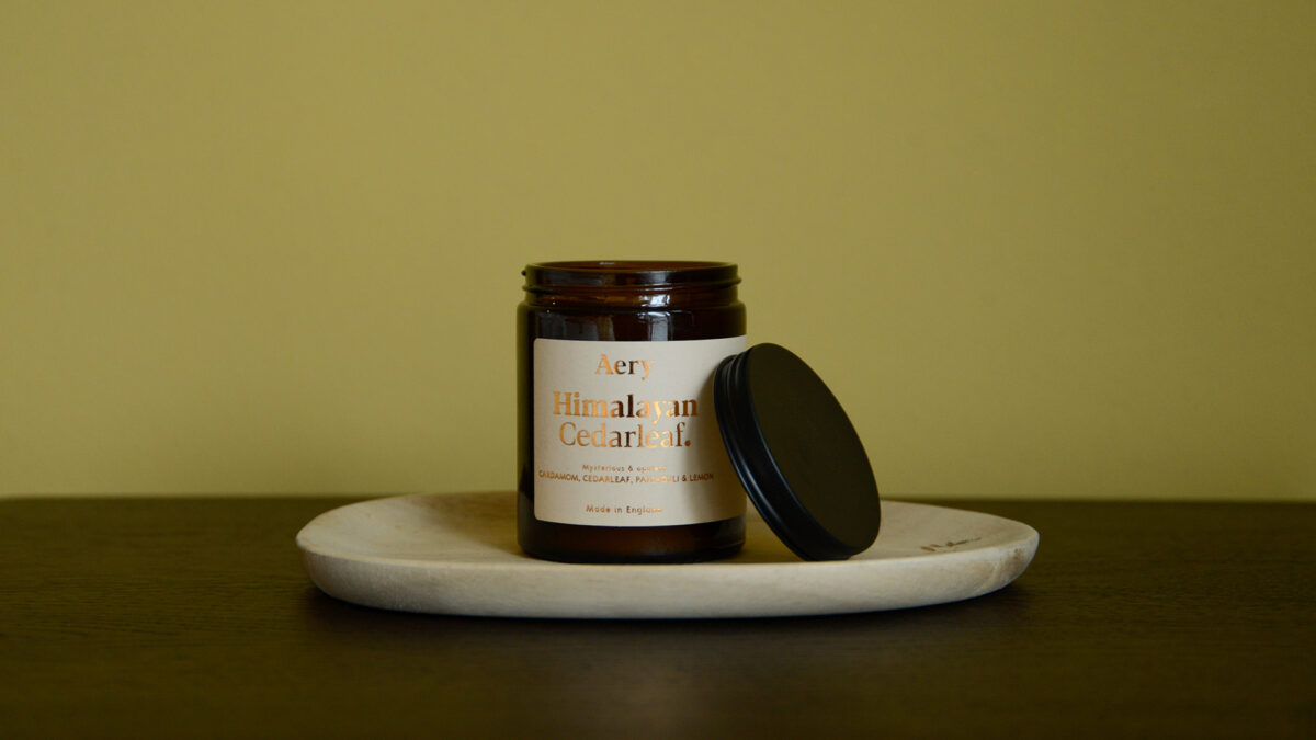 Aery Scented Candles in Amber Glass Jars - Image 6