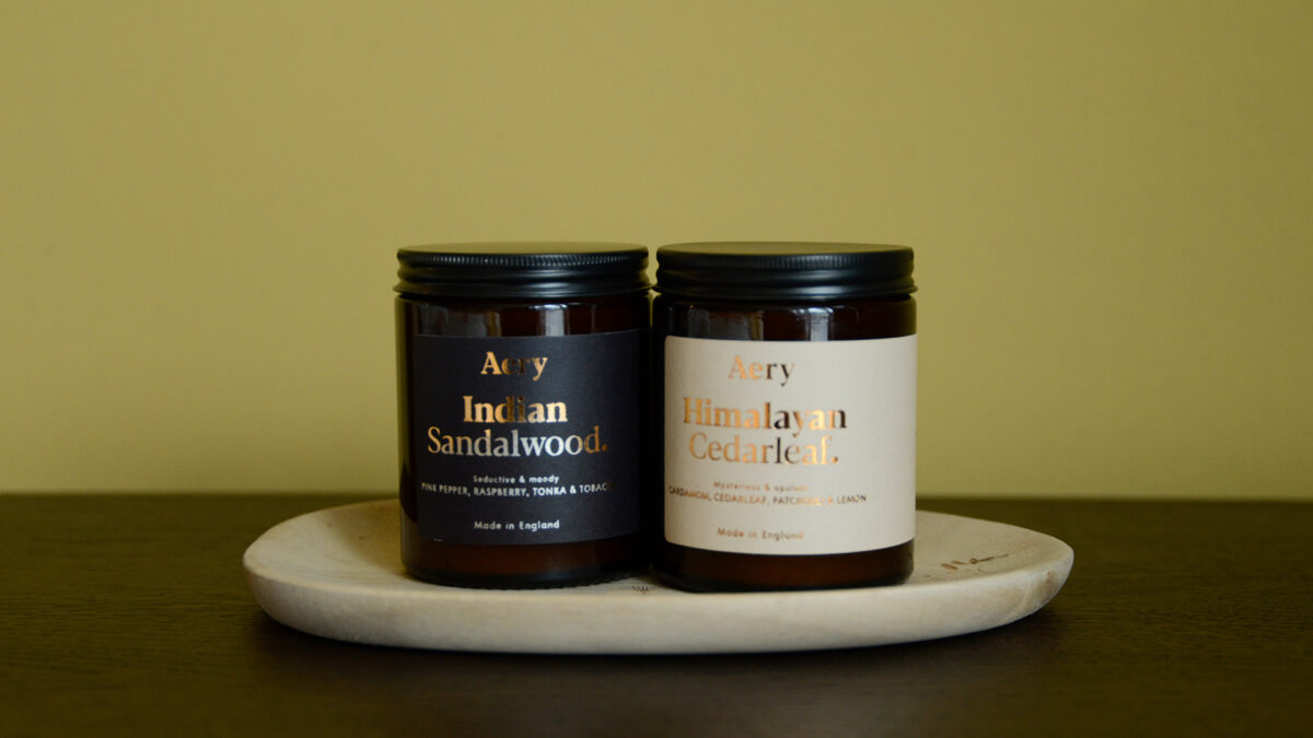 Aery Scented Candles in Amber Glass Jars - Image 7