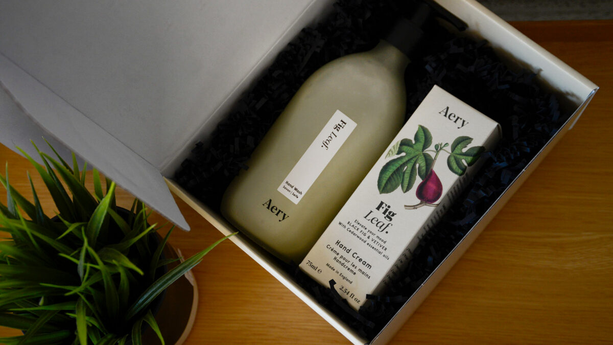 Aery Fig Lead Hand Cream Set In Box